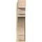 Ekena Millwork Merced Block Rough Sawn Outlooker, Douglas Fir, 8"W x 26"D x 34"H OUT08X26X34MRC05RDF - alternate 3